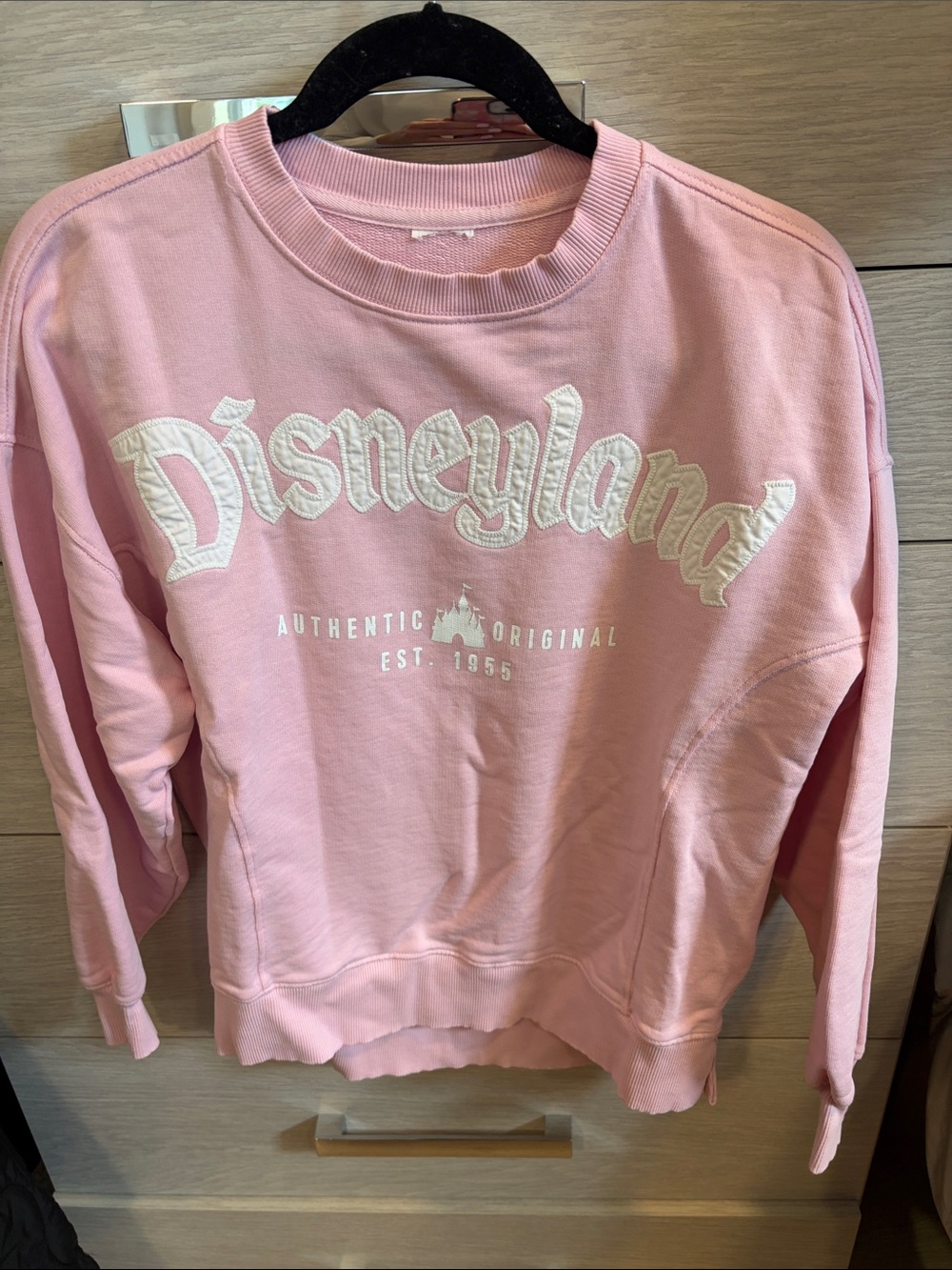 Disneyland Pink Crewneck Sweatshirt - Women's Casual Pullover